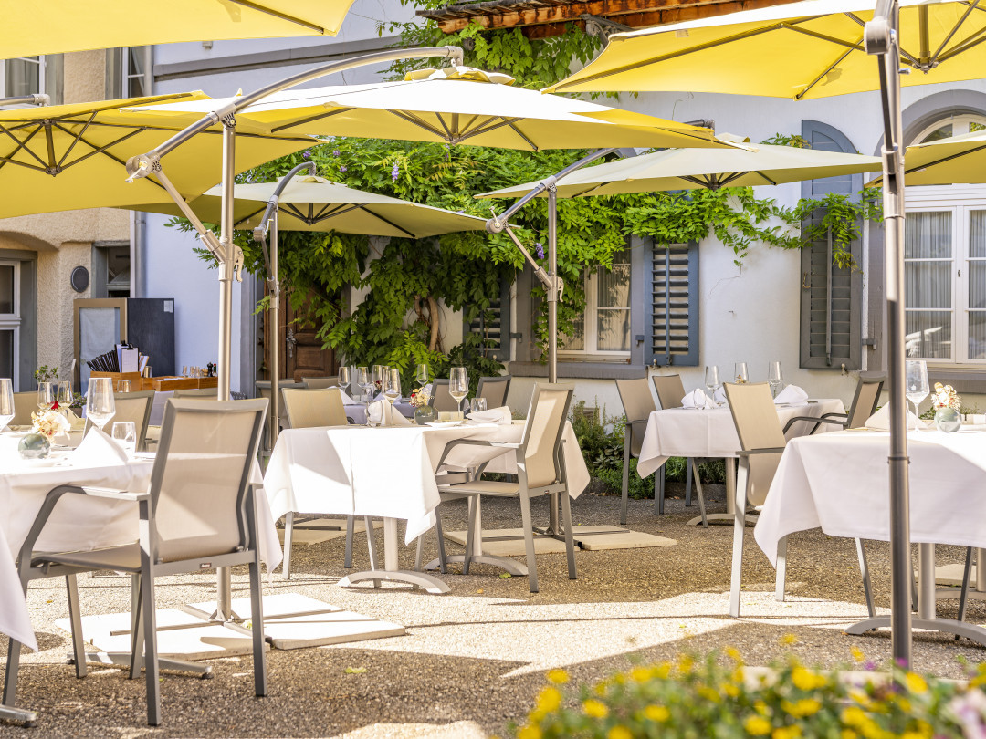 Brasserie Süsswinkel, Sommer, Garten
